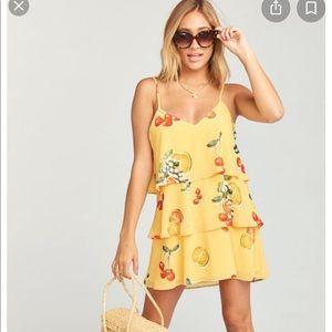 Show me your Mumu swing mini dress